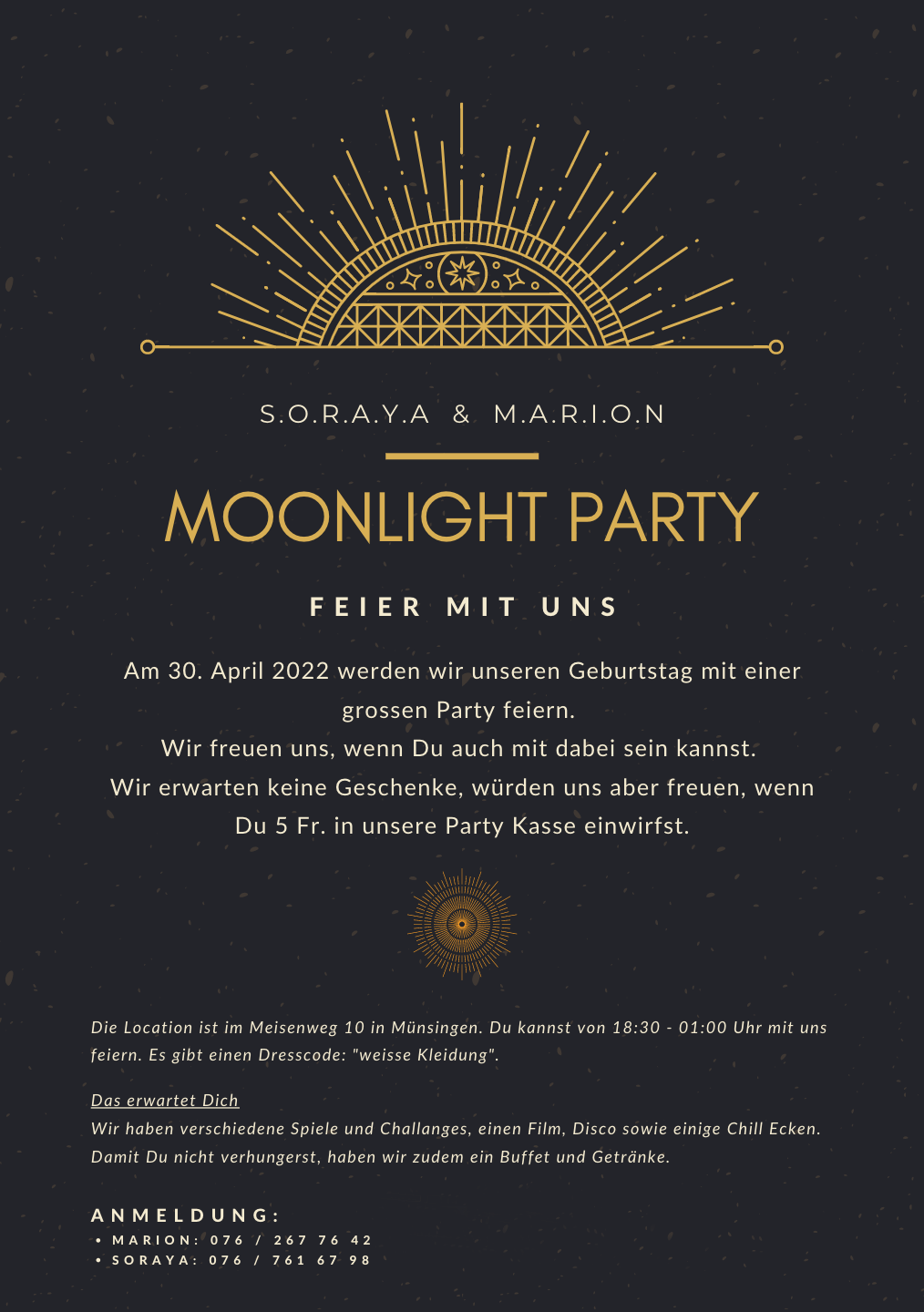 Moonlight Party Flyer